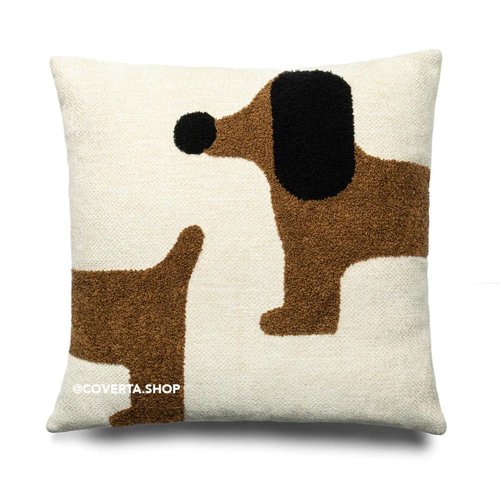 Sarung Bantal Kursi Sofa Premium Doggy Puppy 45x45cm