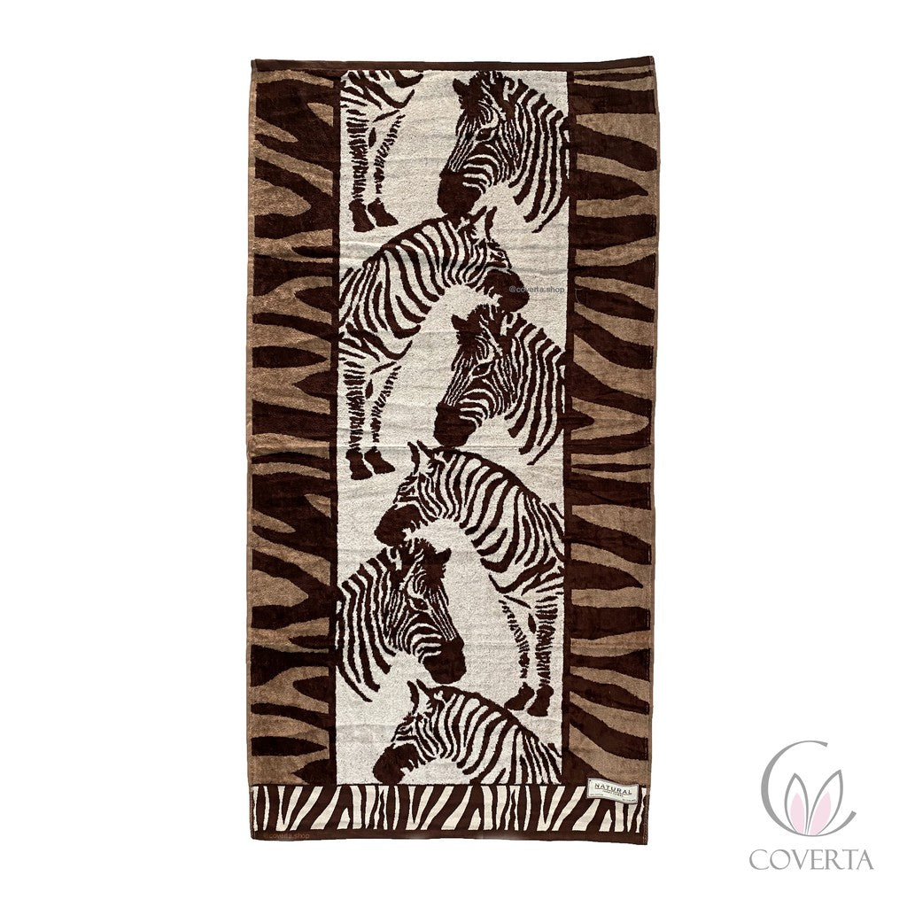Handuk Mandi Dewasa Premium Motif Leopard Safari 65x130cm
