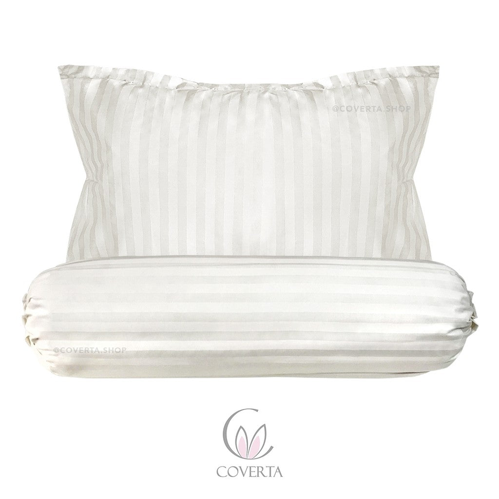 Sarung Bantal Kepala / Sarung Guling Tambahan Hotel Putih Katun