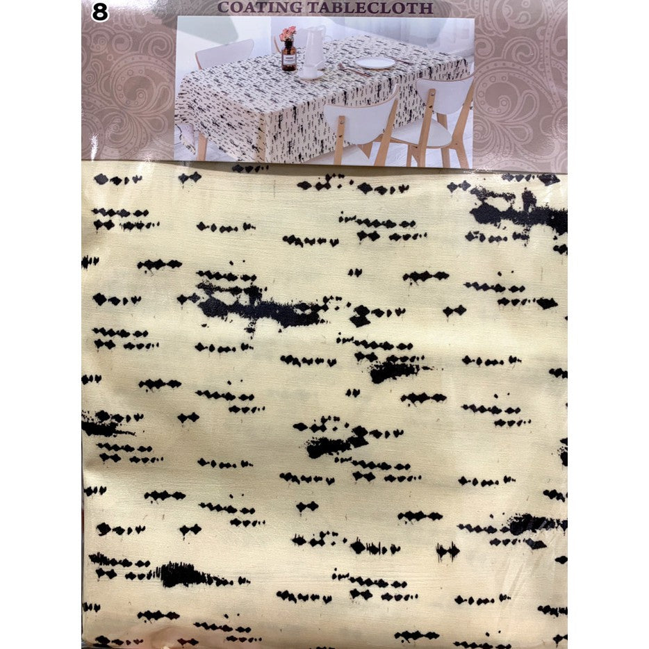 Taplak Meja Makan Kain Motif Print Segi 4-6 Kursi - 140x180cm