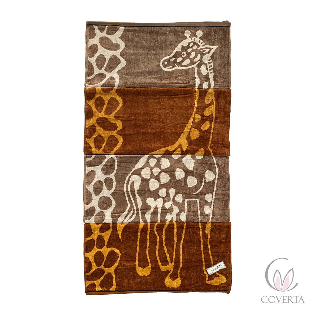 Handuk Mandi Dewasa Premium Motif Leopard Safari 65x130cm