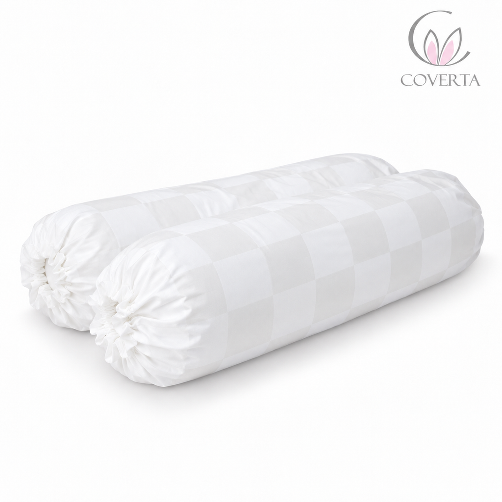 Sprei Hotel Katun Polos Broken White Salur | Seprai Kasur Minimalis 90/100/120x200x40cm