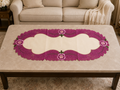 Taplak Meja Tamu Bordir 40x85cm (Kode B - FT1601 Oval)