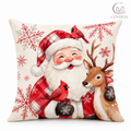Sarung Bantal Sofa Natal Christmas | Sarung Bantal Hias Dekorasi Natal 45x45cm