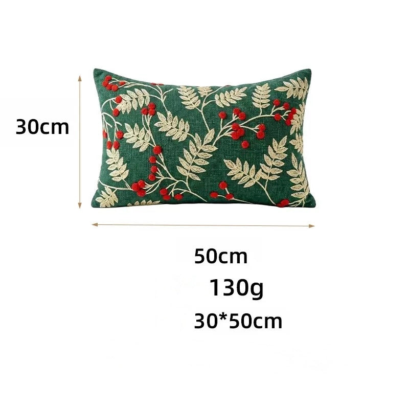 Sarung Bantal Natal 30x50cm Merry Christmas | Cushion Cover Sofa Dekorasi Natal