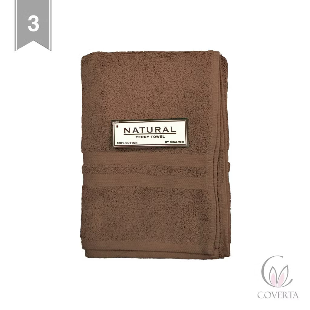 Handuk Kecil | Handuk Travel Polos Natural 50x100cm