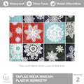 Taplak Meja Makan Oval Waterproof 152x228cm