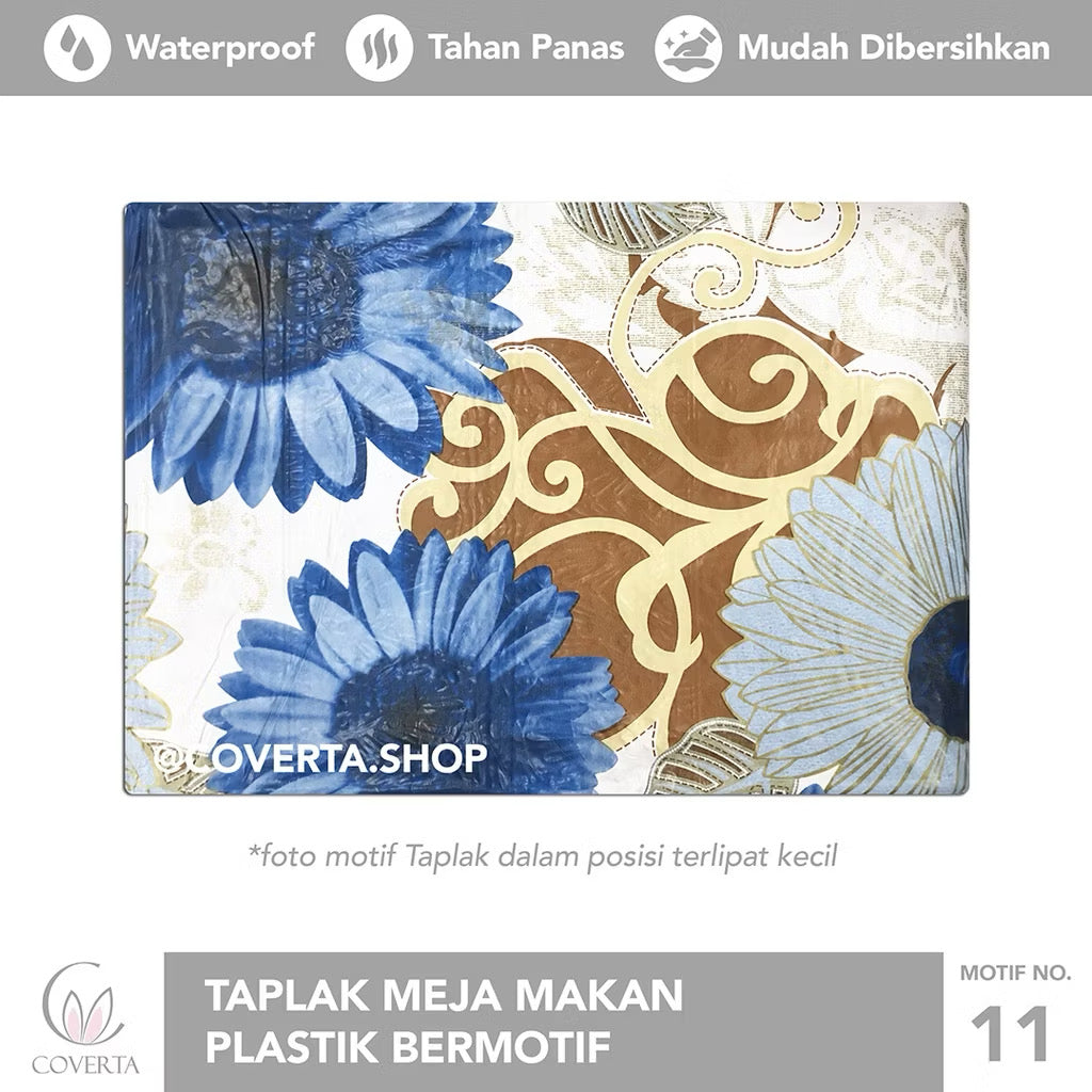 Taplak Meja Makan Waterproof OVAL Aesthetic Anti Air