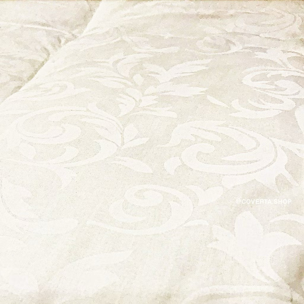 Sprei Hotel Katun Polos Broken White Salur | Seprai Kasur Minimalis 160/180/200x200x40cm
