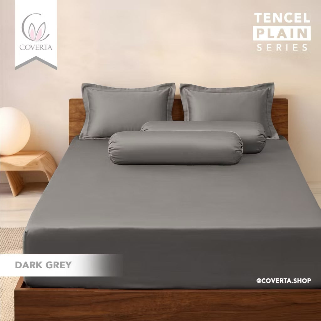 Sprei TENCEL 60s Polos Premium - Sprei Hotel Mewah Adem Lembut | Seprai TENCEL Plain Series