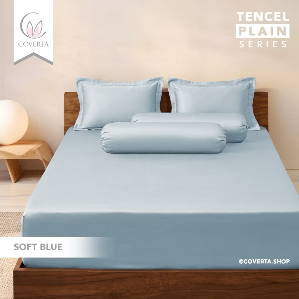 Sprei TENCEL 60s Polos Premium - Sprei Hotel Mewah Adem Lembut | Seprai TENCEL Plain Series