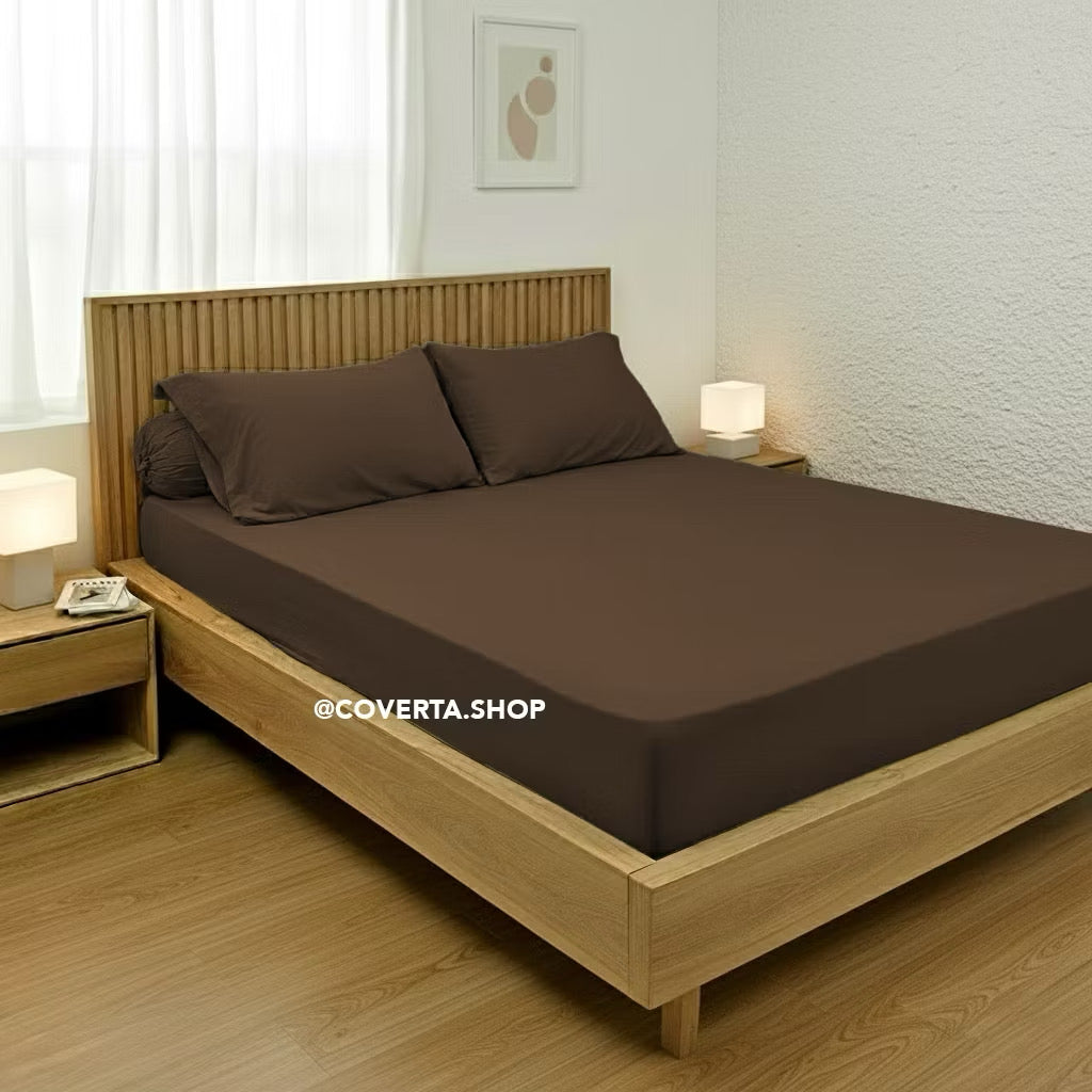 Sprei Polos Aneka Warna Katun 160/180/200x200x30cm