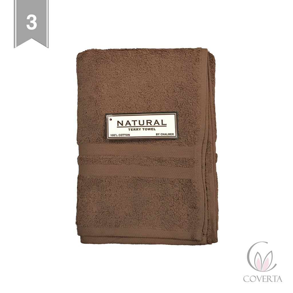 Handuk Kecil | Handuk Travel Polos Natural 50x100cm