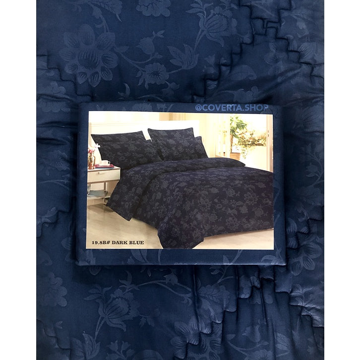 BedCover Set Polos Emboss Queen Size 160x200x30cm