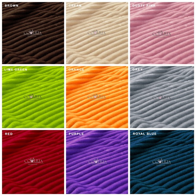 Selimut Tebal Polos Bulu Halus Hotel 200x220cm