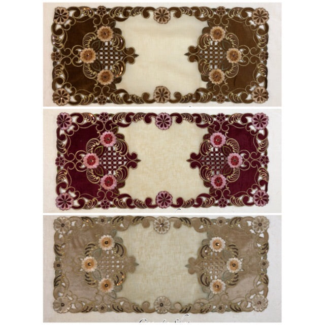 Taplak Meja Tamu Aesthetic Persegi Panjang 40x85cm (A YL 13S - 153)