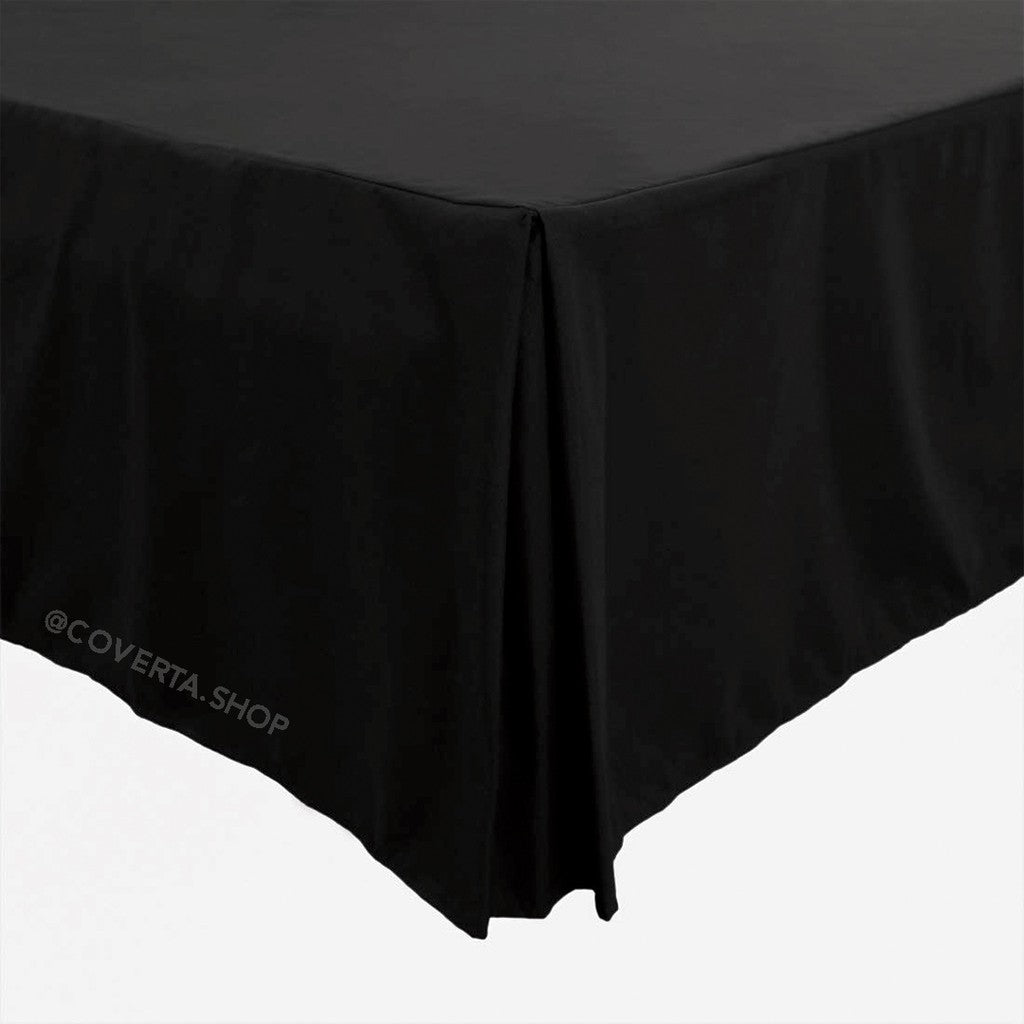 Bed Skirt Rumbai Tempat Tidur Bahan Katun Polos | Bed Skirt Polos | Bed Skirt Rok Dipan 160/180/200x200x30cm