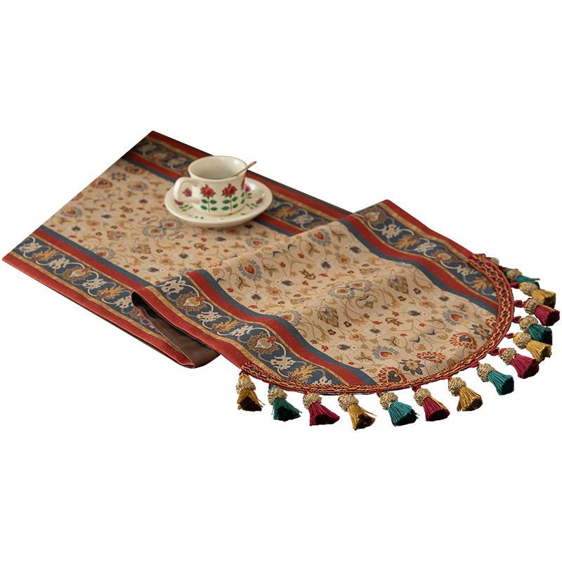 Taplak Meja Imlek Premium Table Runner Series Motif Estetik Dekorasi Rumah Material Premium Tebal Awet Cocok untuk Meja Panjang Makan Tamu