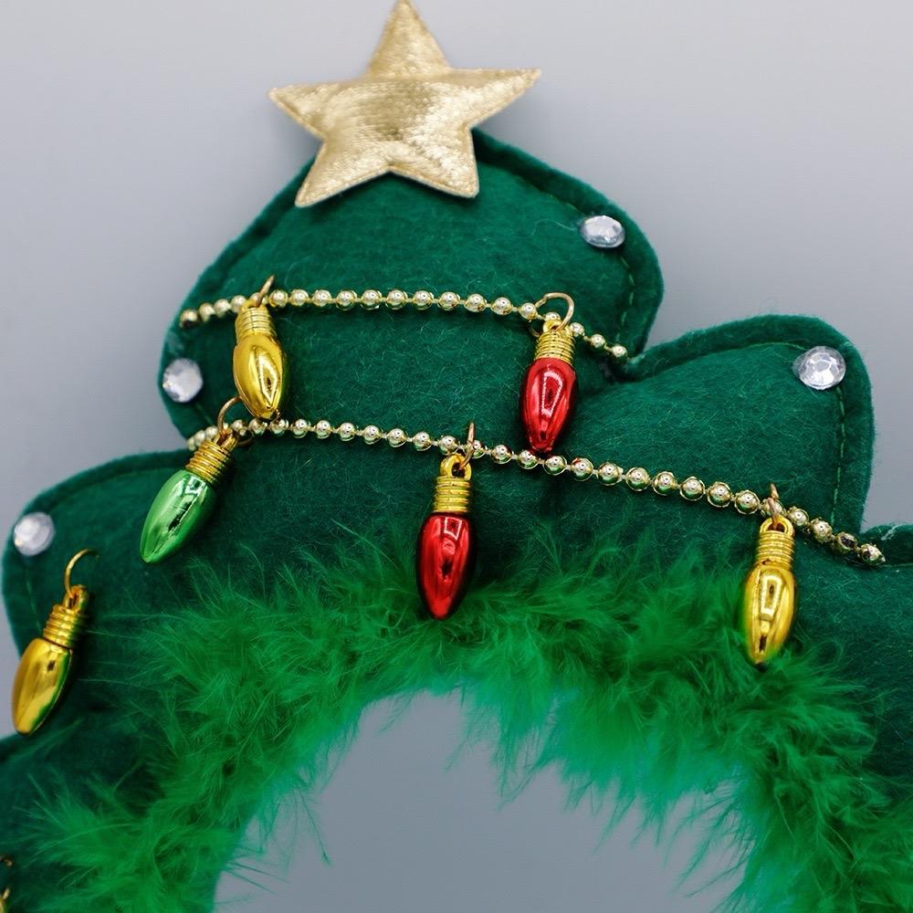 Bando Pohon Natal Premium Aksesoris Rambut Christmas Tree