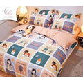 Sprei Bella Vista Katun Motif 90x200 / 100x200 / 120x200 tinggi 30cm