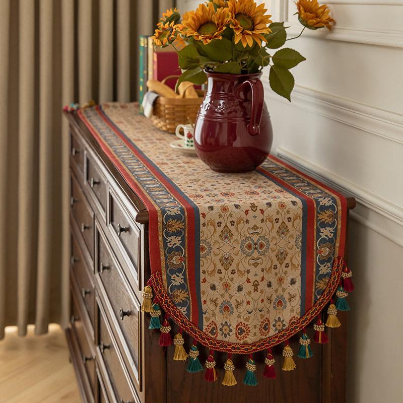 Taplak Meja Imlek Premium Table Runner Series Motif Estetik Dekorasi Rumah Material Premium Tebal Awet Cocok untuk Meja Panjang Makan Tamu
