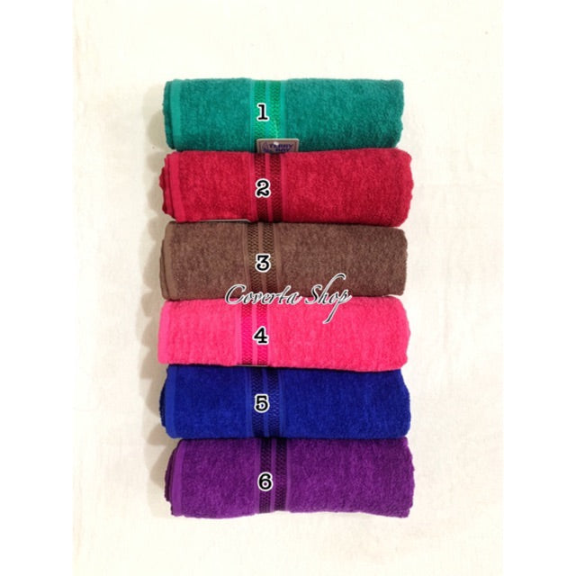 Handuk Mandi Dewasa Polos Aneka Warna Terry Bay