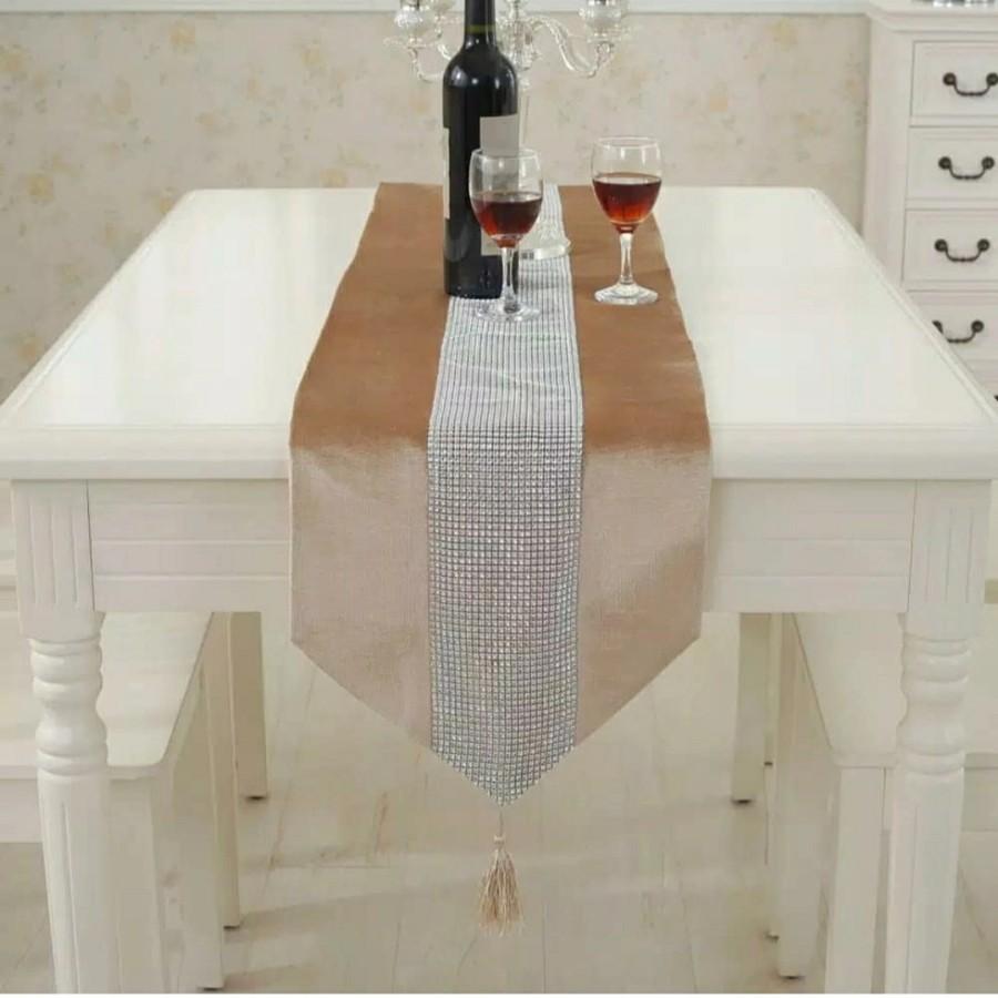 Table Runner Meja Tamu | Bed Runner | Taplak Meja Panjang Syahrini Hiasan Meja