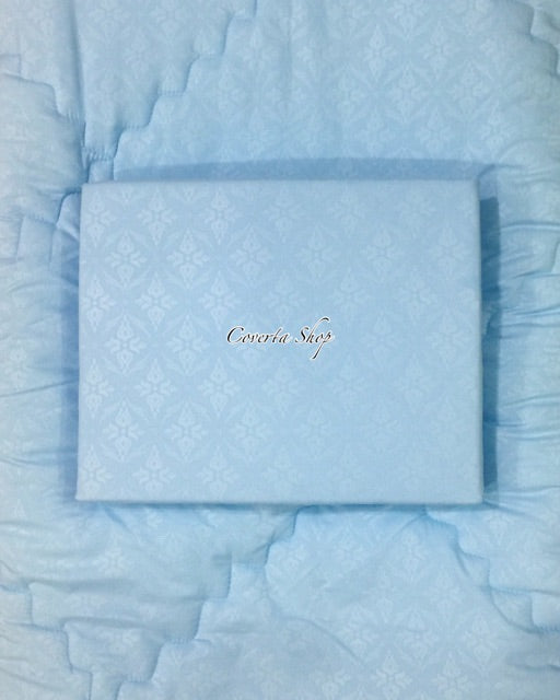 Bed Cover Set Polos Emboss - King Size - 180x200x30cm