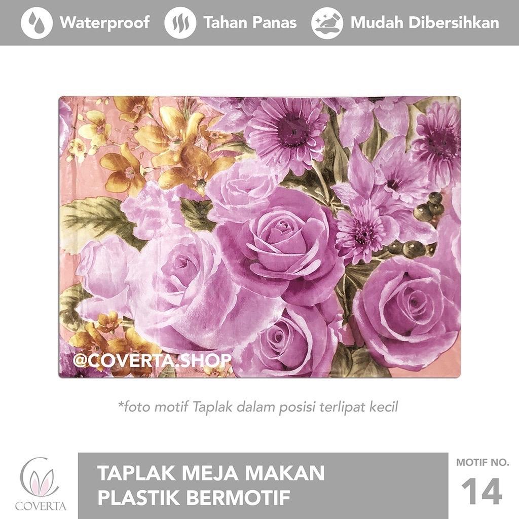 Taplak Meja Makan Waterproof OVAL Aesthetic Anti Air