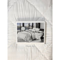 Bed Cover Set Hotel Putih Salur Emboss 160x200 /180x200 / 200x200 tinggi 40cm