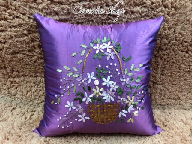 Sarung Bantal Kursi Sofa Saten - 50x50cm