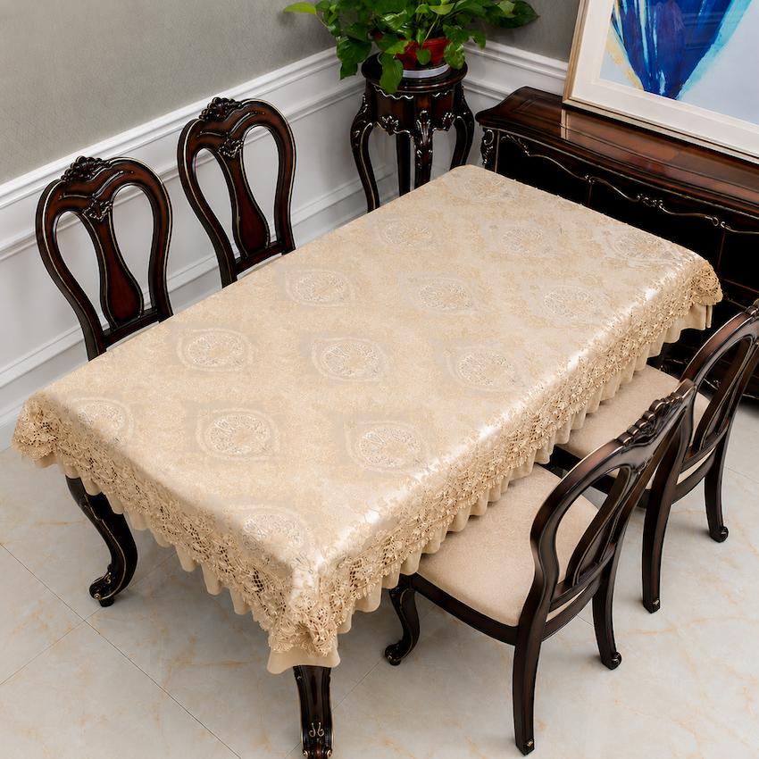 Taplak Meja Makan Premium Ottoman | Table Cloth Premium dengan Renda Mewah