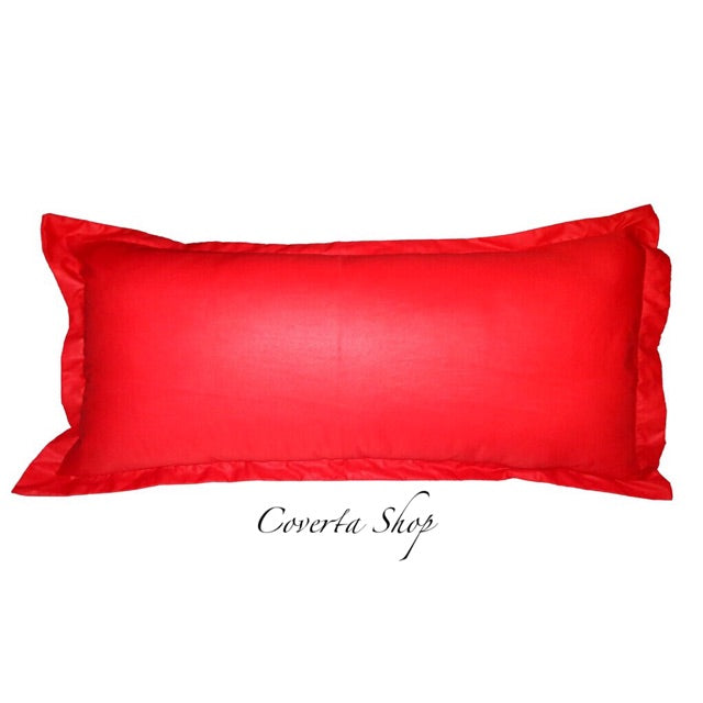 Sarung Bantal Cinta Katun Polos 50x95cm