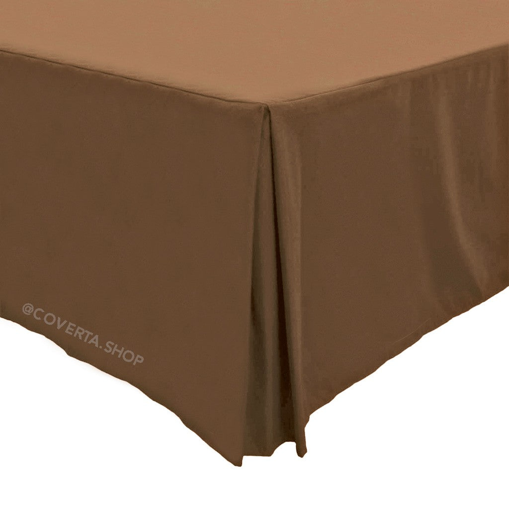 Bed Skirt Rumbai Tempat Tidur Bahan Katun Polos | Bed Skirt Polos | Bed Skirt Rok Dipan 160/180/200x200x30cm