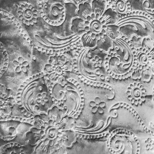 Selimut Bulu Polos Emboss Tebal 200x240cm