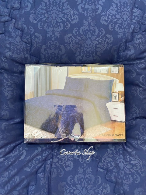 BedCover Set Single Polos Emboss Herme 120x200x30cm
