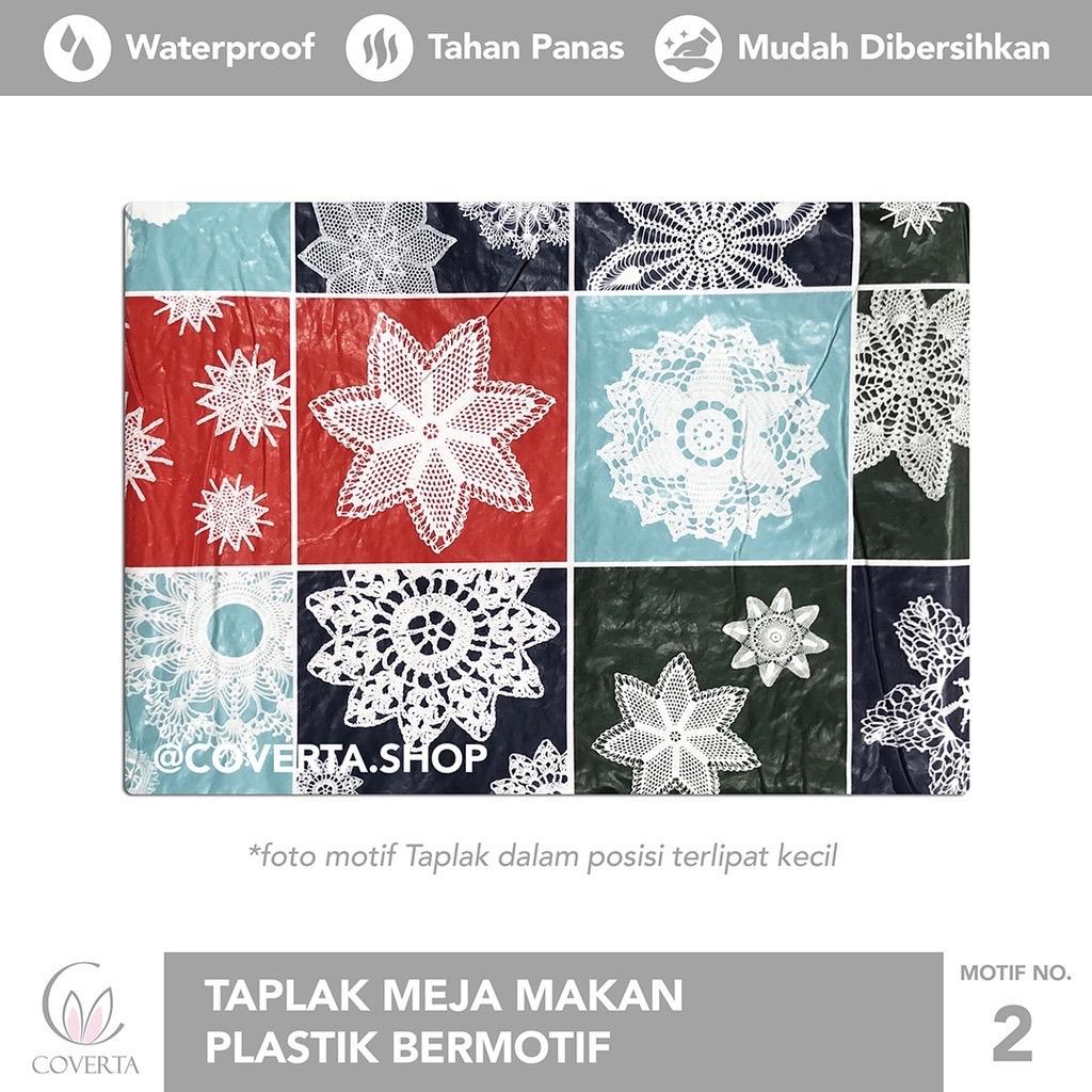 Taplak Meja Makan Waterproof OVAL Aesthetic Anti Air