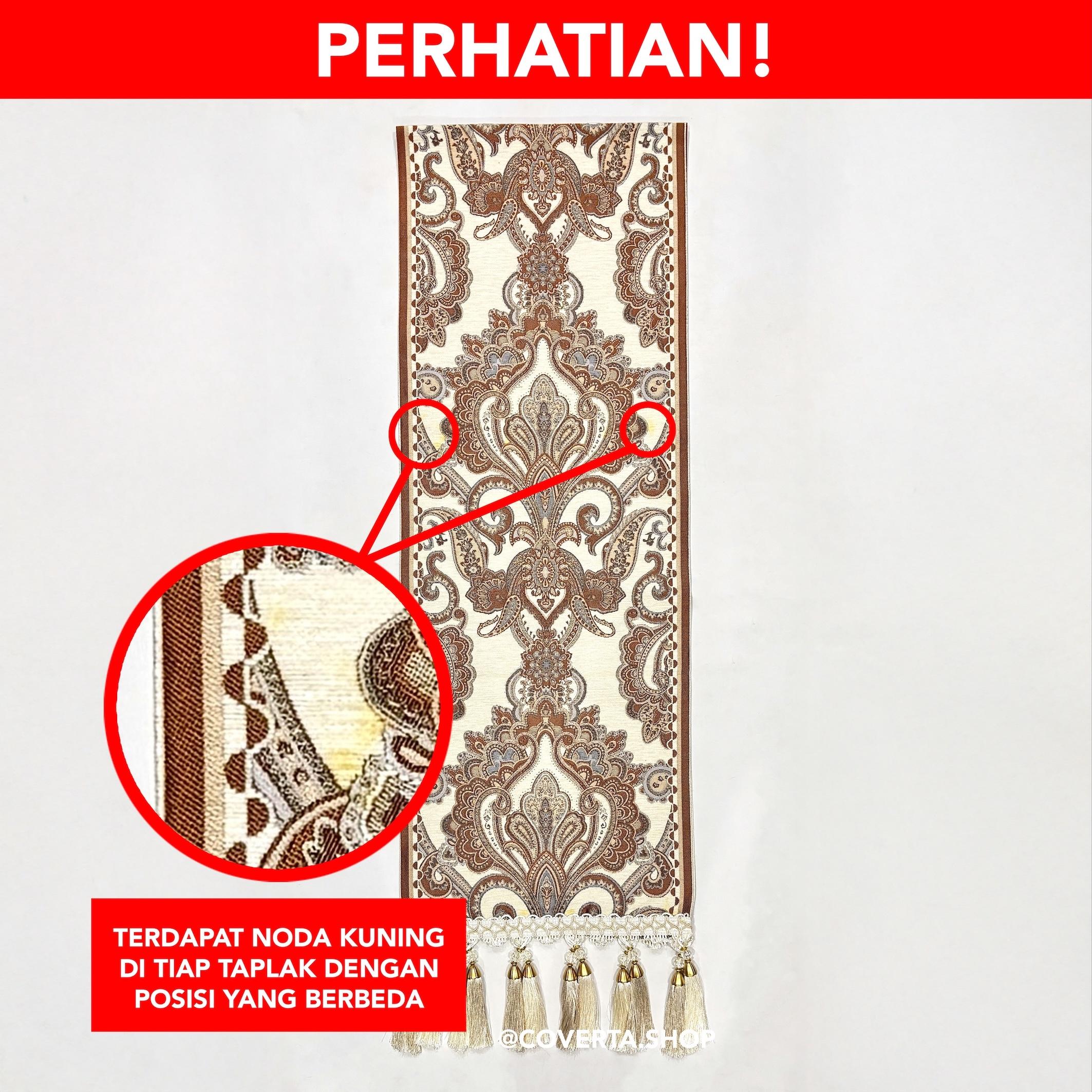Table Runner Aesthetic | Taplak Meja Makan Regal | Taplak Meja Panjang Rumbai