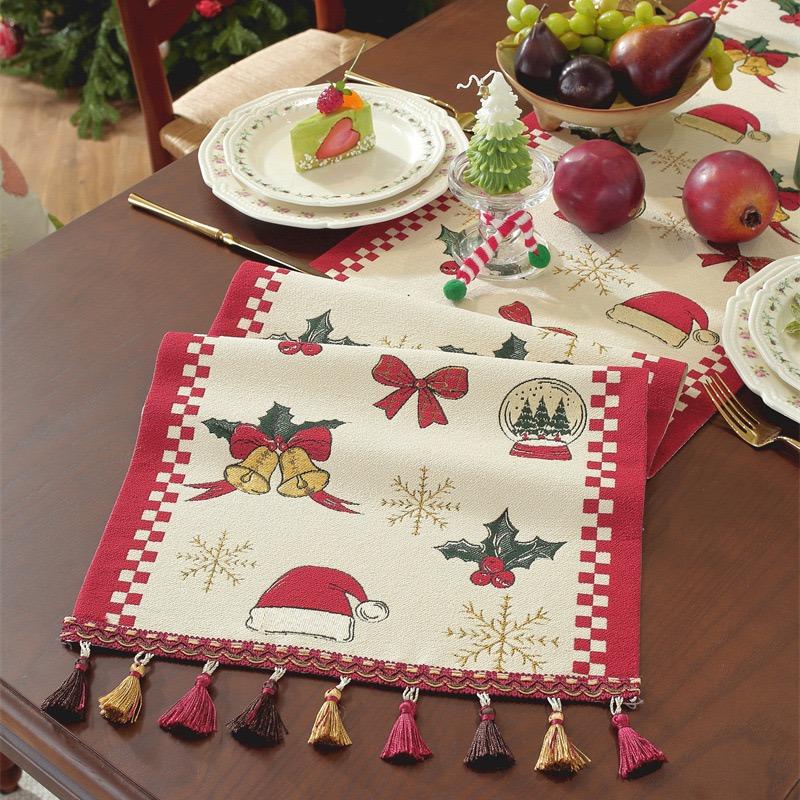 Table Runner Natal Premium Series | Taplak Meja Dekorasi Natal Christmas Ornament