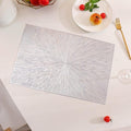 Placemat Waterproof Aesthetic | Tatakan Piring Anti Noda | Table Mat Elegant | Alas Meja Makan