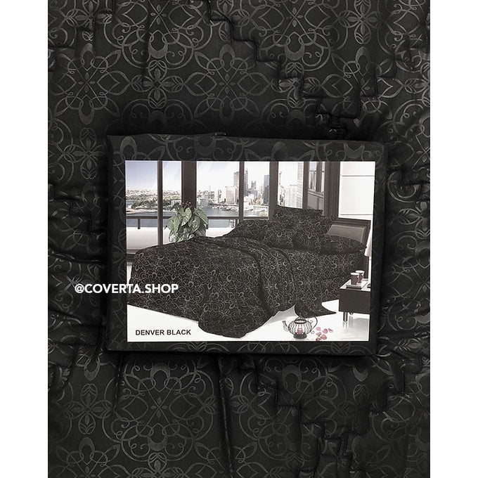 Bed Cover Set Emboss - 160x200 / 180x200 / 200x200 tebal 40cm
