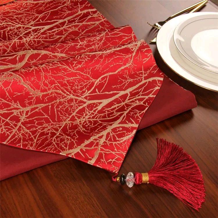 Table Runner / Taplak Meja Makan / Taplak Meja Tamu Motif Grass Root