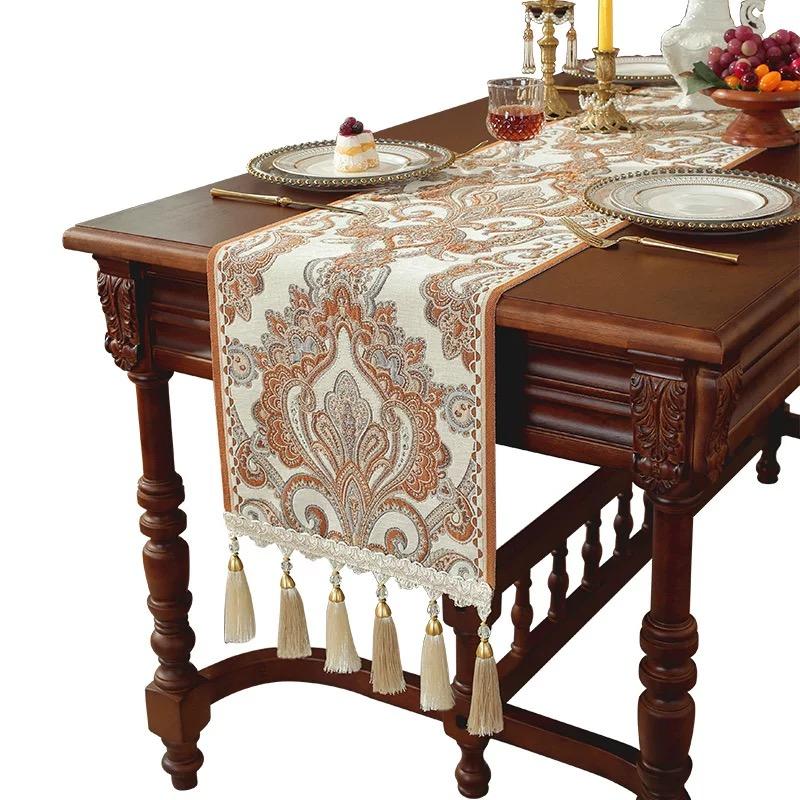 Table Runner Aesthetic | Taplak Meja Makan Regal | Taplak Meja Panjang Rumbai