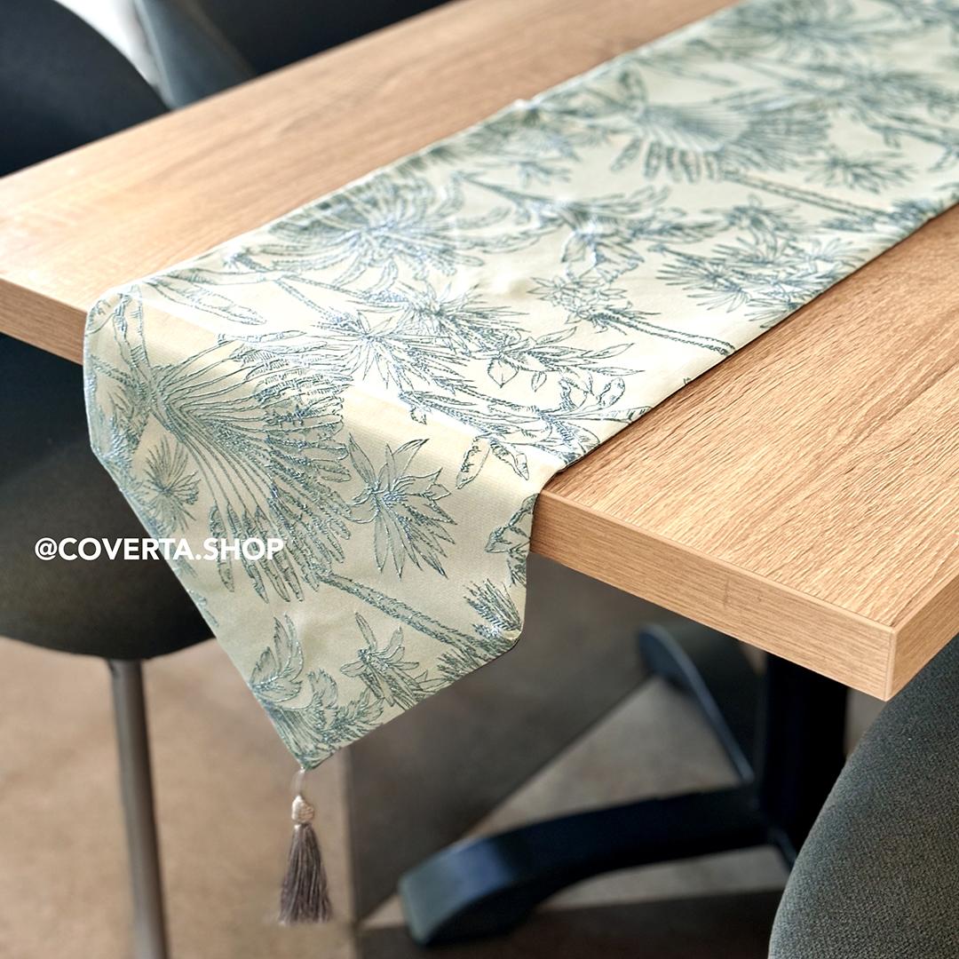 Table Runner DR Vintage - Taplak Meja Makan Estetik Motif Vintage | Alas Meja Tamu Minimalis