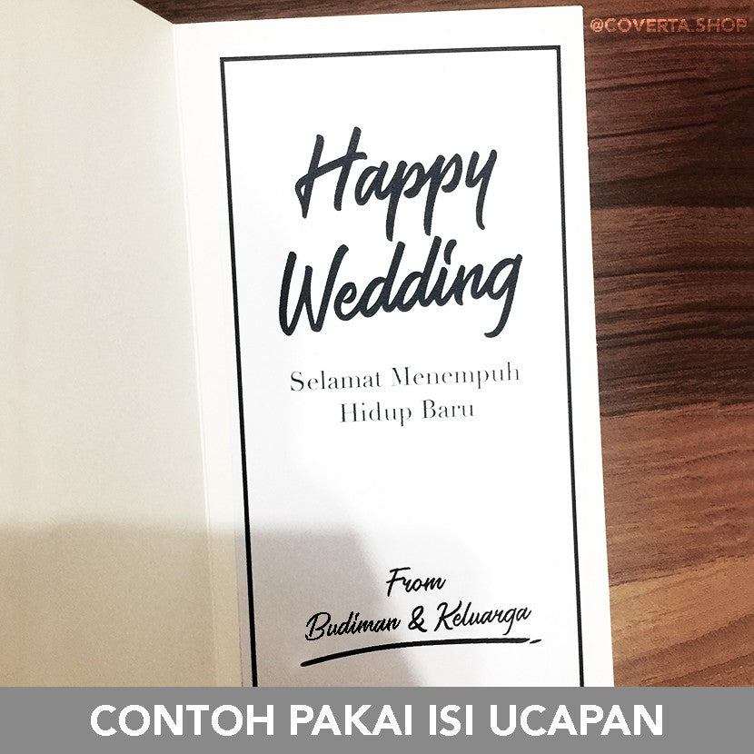 Kartu Ucapan Ulang Tahun - Birthday Card - Wedding Card - Kartu Natal