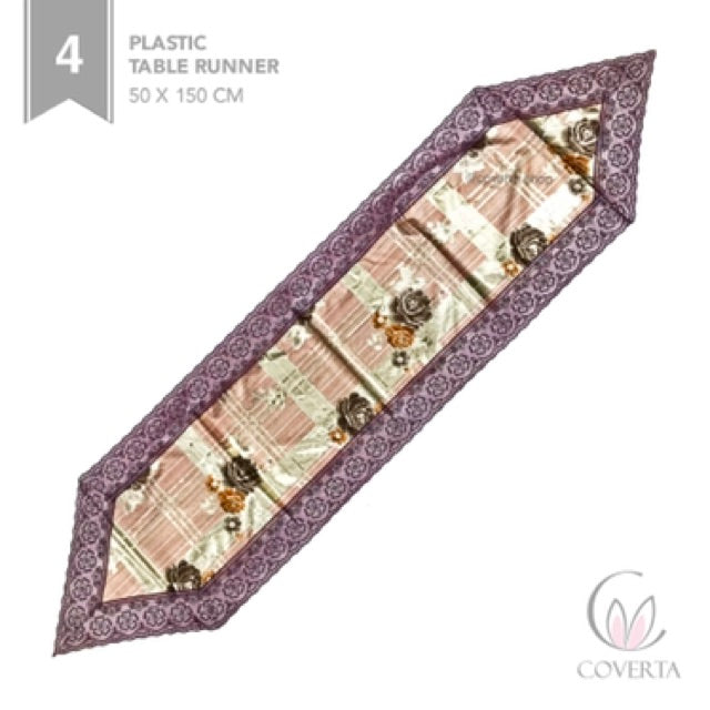 Table Runner Plastik Waterproof 50x150cm