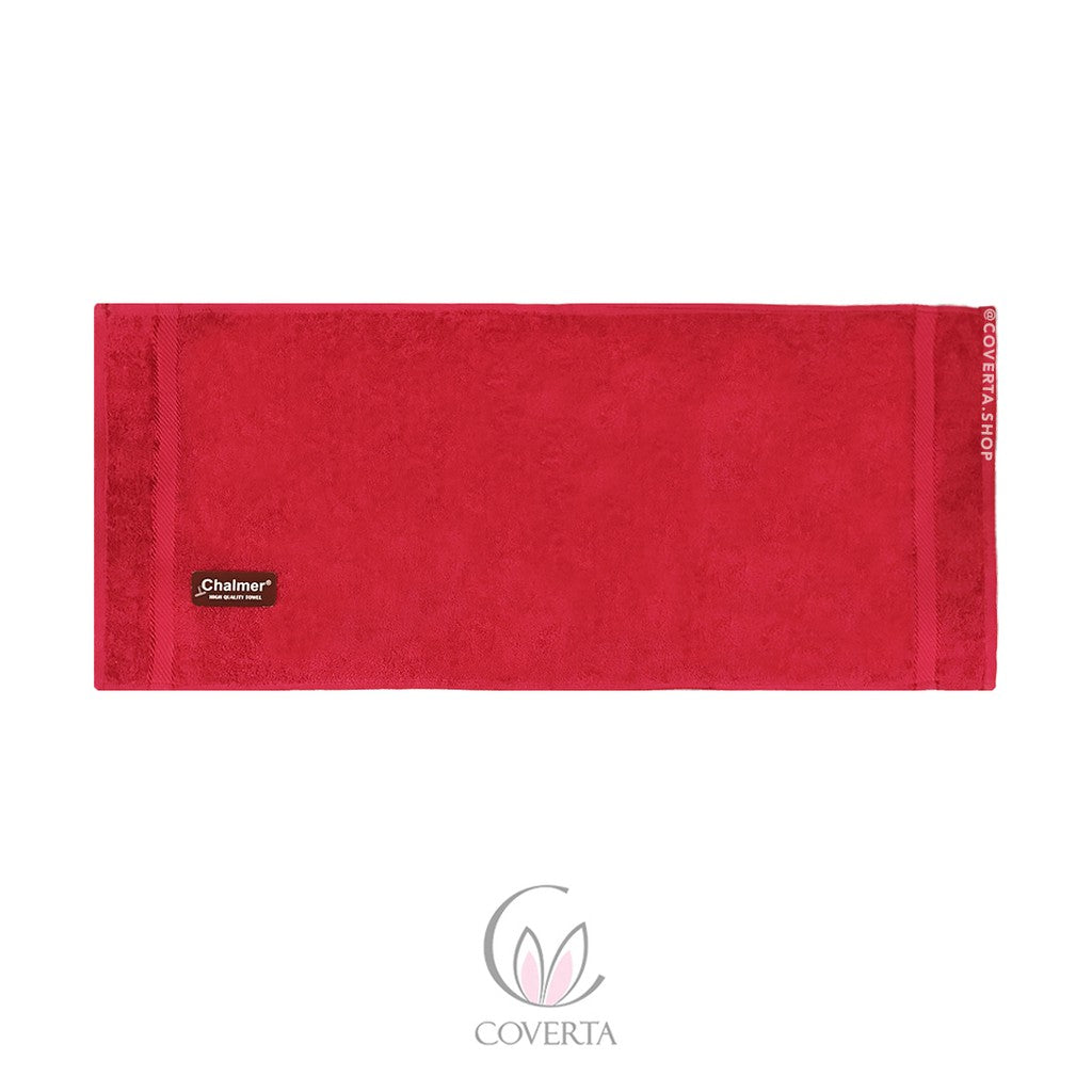 Handuk Tangan Hotel Merah - Hand Towel - Handuk Sport 35x80cm