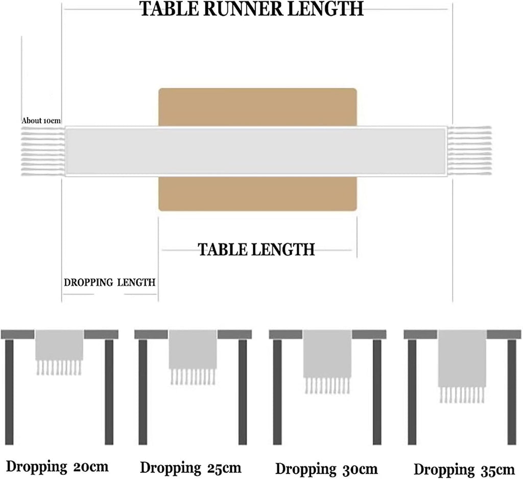 Table Runner Rumbai Tenun Heritage | Taplak Meja Panjang Elegan