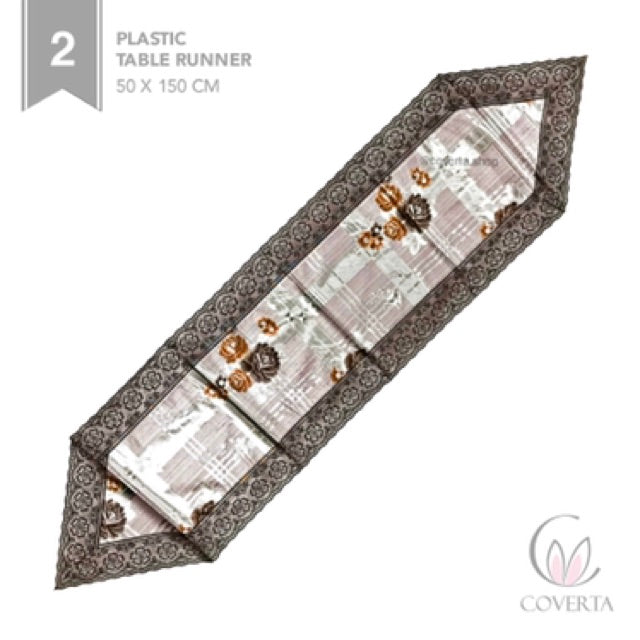 Table Runner Plastik Waterproof 50x150cm