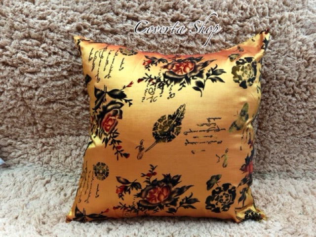 Sarung Bantal Kursi Sofa Saten - 50x50cm